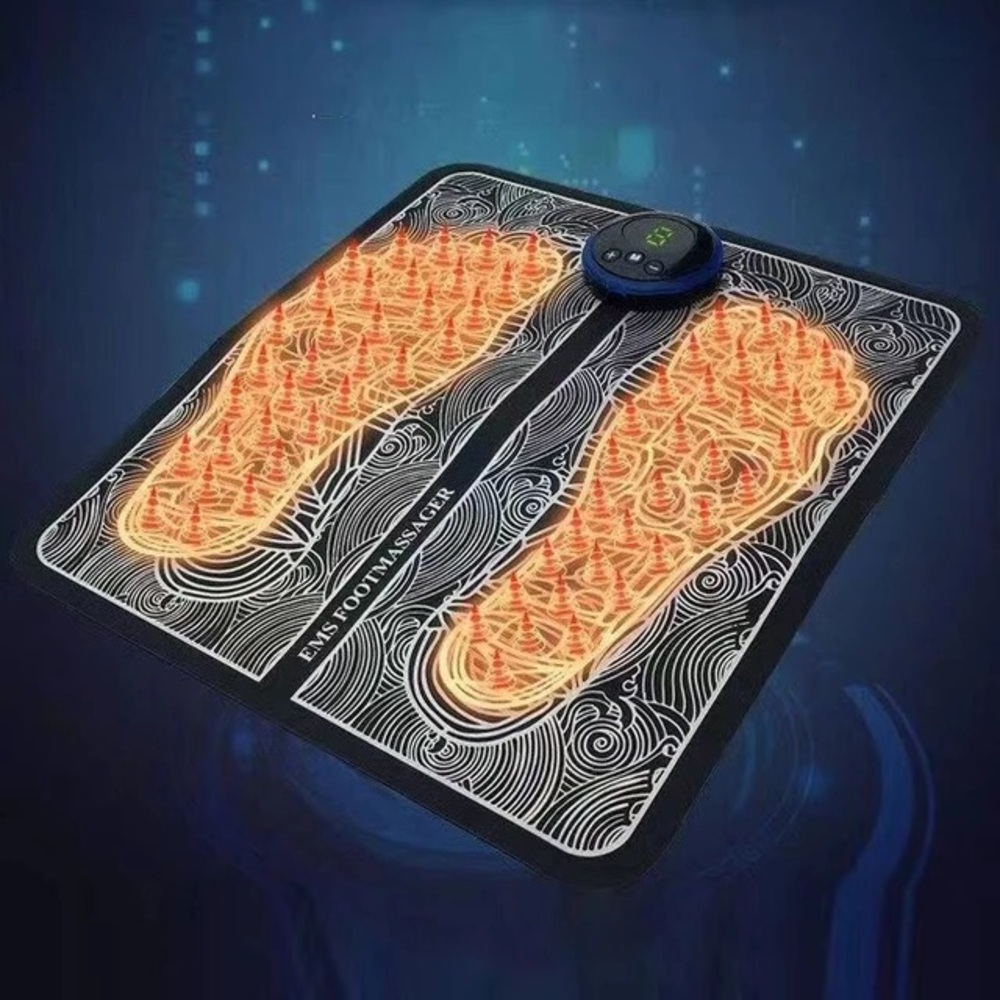 Electric Pad Foot Massage Mat Feet Muscle Stimulator